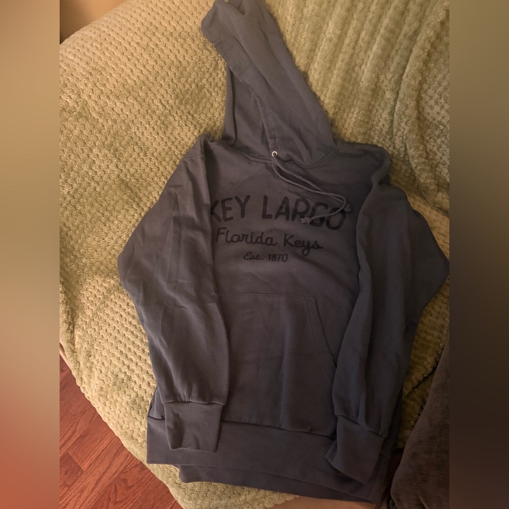 Key Largo Gray Hoodie Sweater
